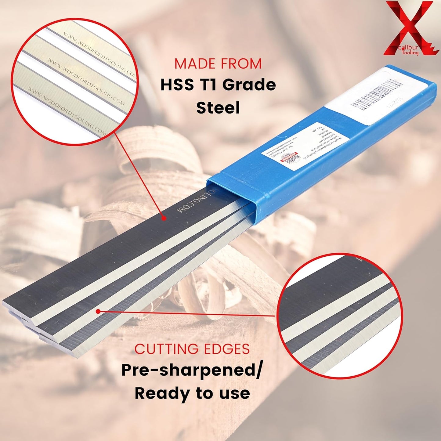 Cuchillo Freud C460 Jointer 8pulg comp Grizzly
