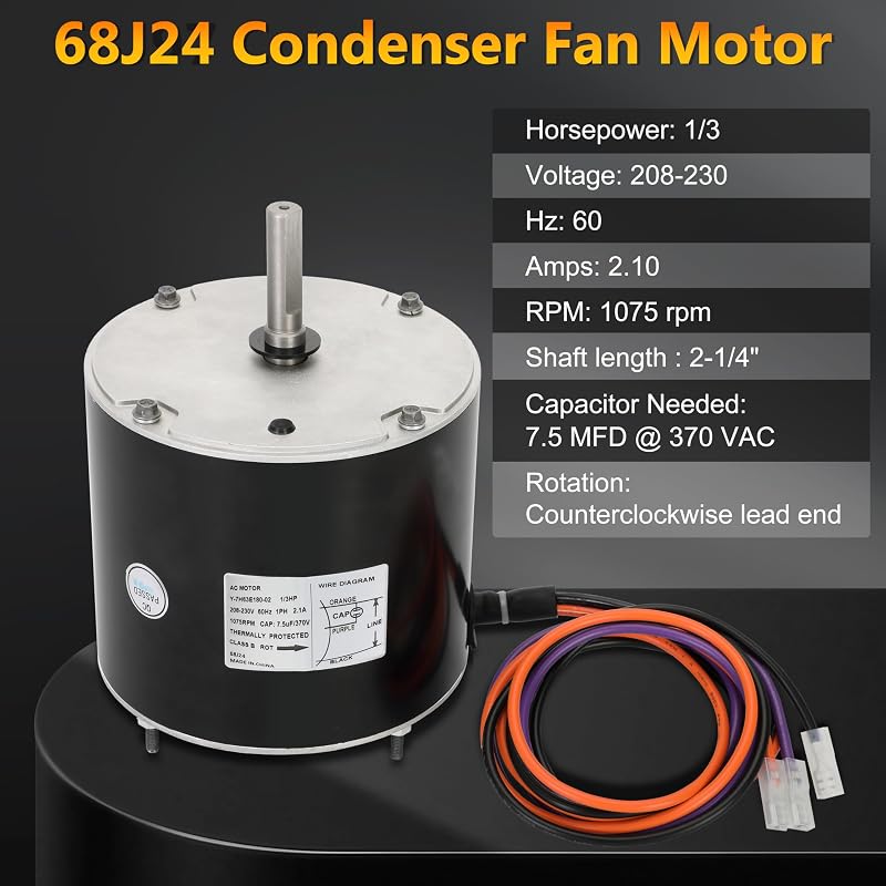 Motor ventilador condensador Lennox 1/3HP