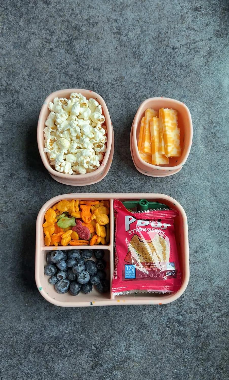 Juego platos cuencos bebé con succión cuchara silicona alimenticia