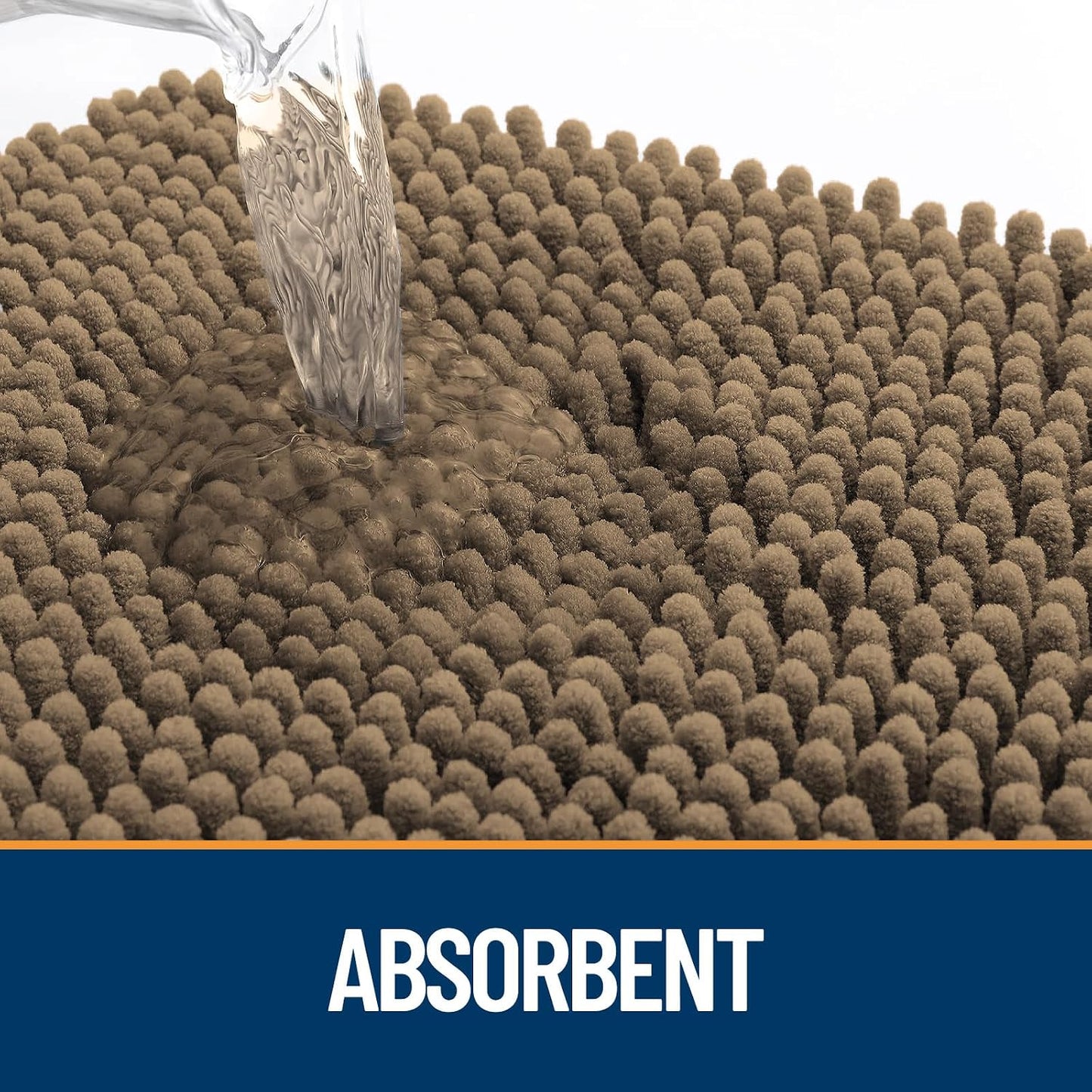 Tapete perro 30x17pulg antideslizante absorbente interior
