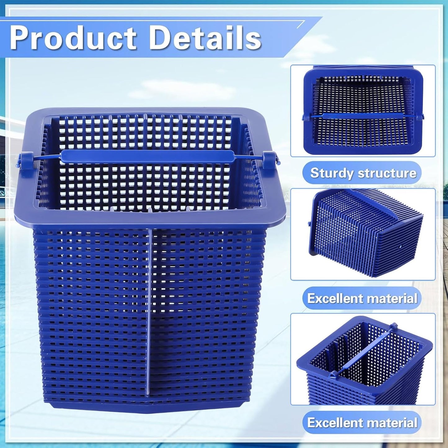 Cesta filtro piscina SPX1600M azul comp SP2607X10