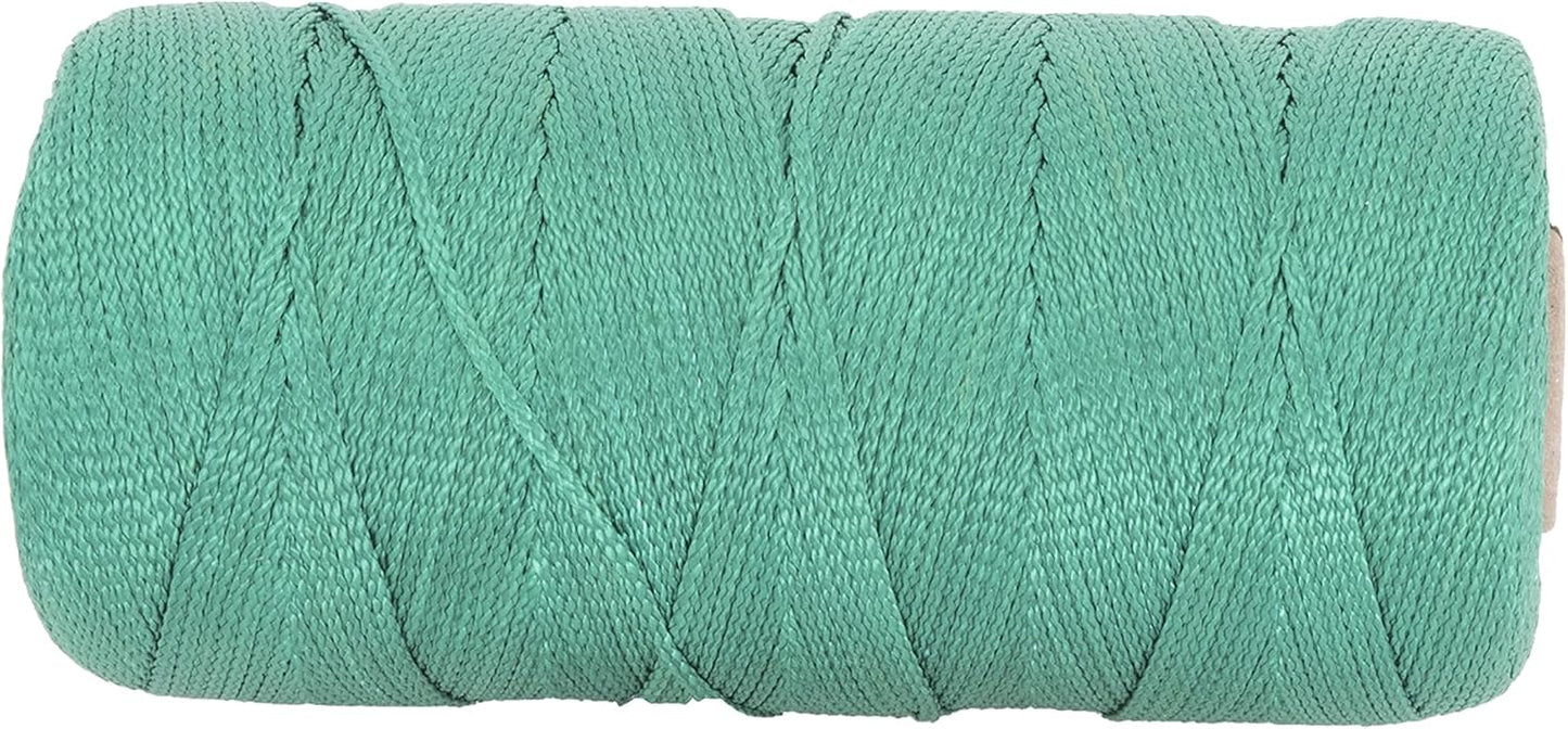 Línea albañilería nylon trenzado verde 1000ft #18