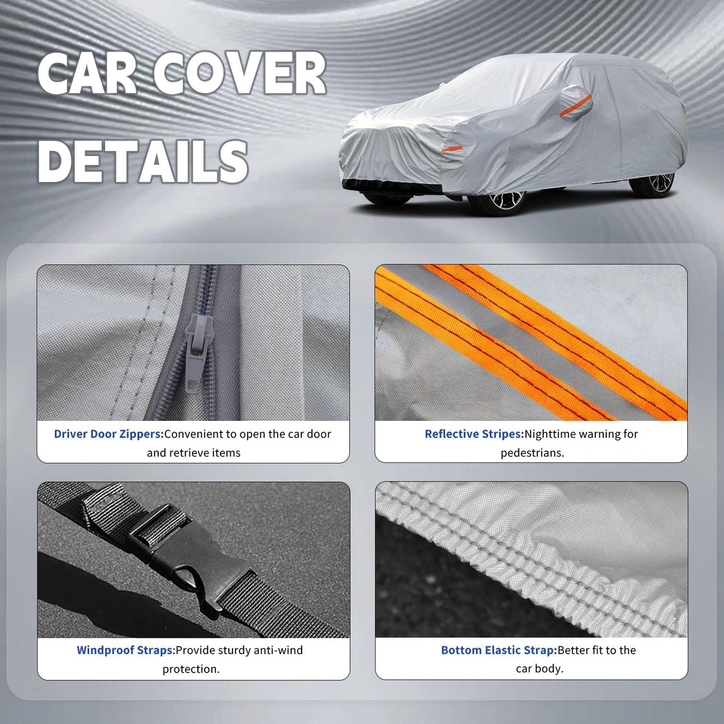 Funda SUV 6 capas Toyota Land Cruiser 1990-21 impermeable