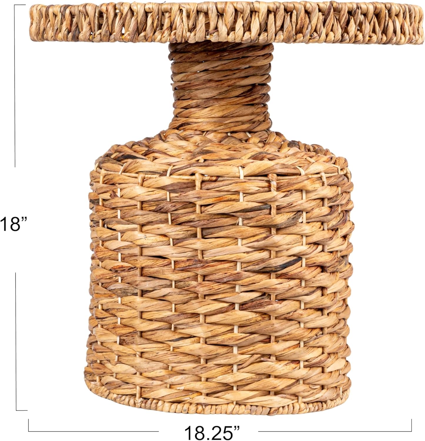 Mesa auxiliar jacinto de agua natural beige