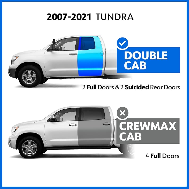 Estribos comp Toyota Tundra 07-21 cabina doble