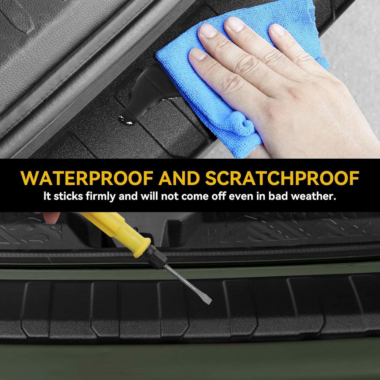 Protector parachoques trasero Subaru Crosstrek plástico ABS