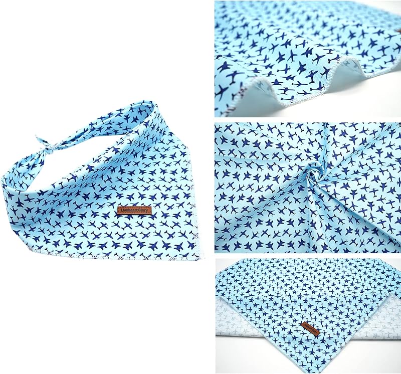 Pañuelo cuadrado ajustable para perros 1 pack