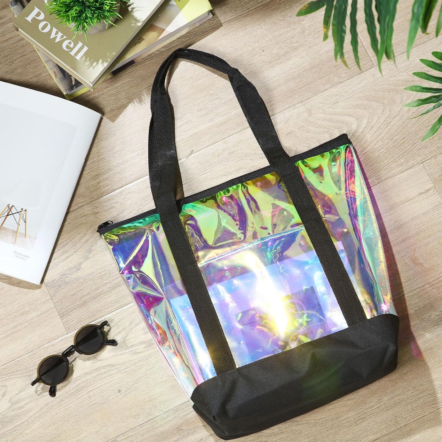 8 Bolsas Transparentes Hombro Cremallera Eventos