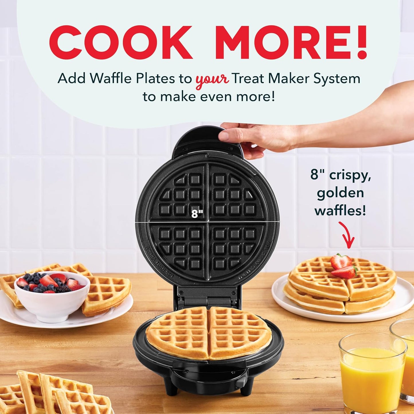 Paquete 2 platos antiadherentes para golosinas y desayuno