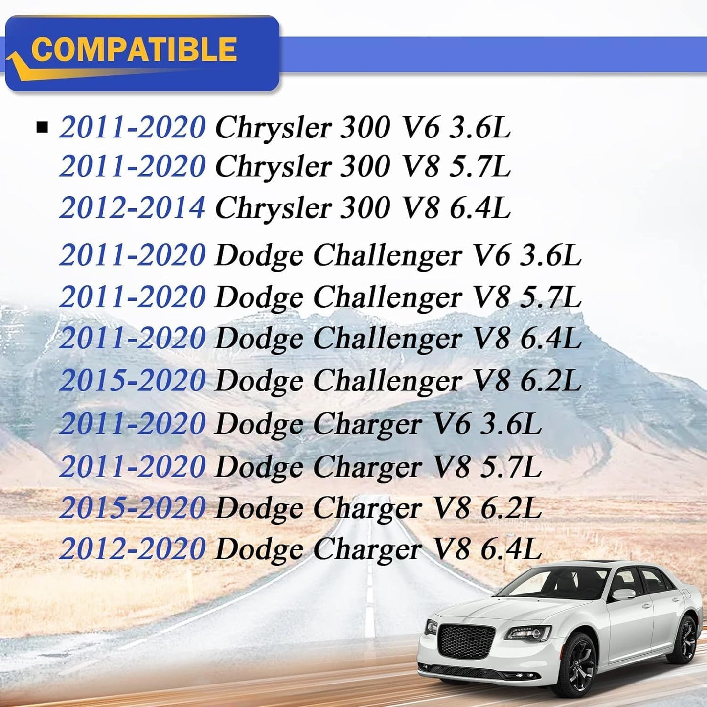 Filtro aire motor Chrysler 300 Dodge 11-20