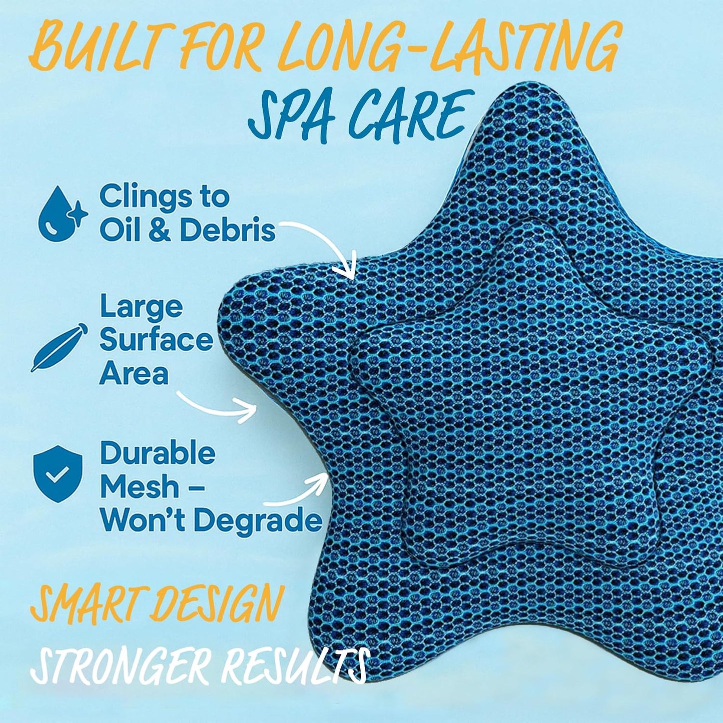 Absorbedor espuma bañera hidromasaje 2 pzas reutilizables