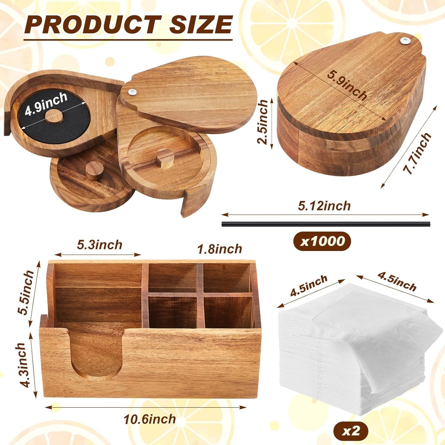 Rimadora madera acacia 3 niveles 12 vertedores acero inox