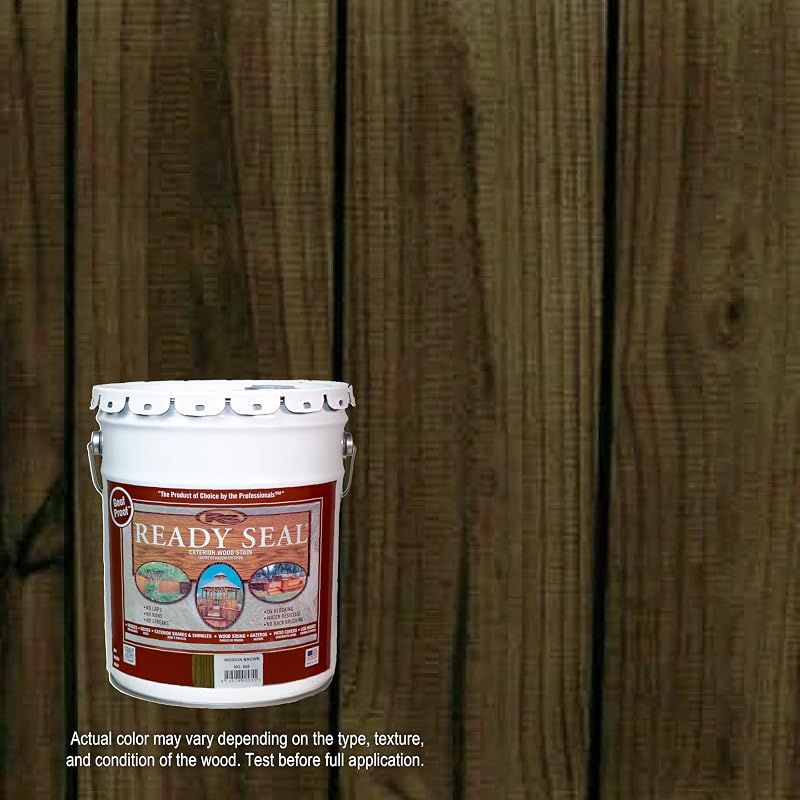 Sellador manchas madera 5gal color marrón