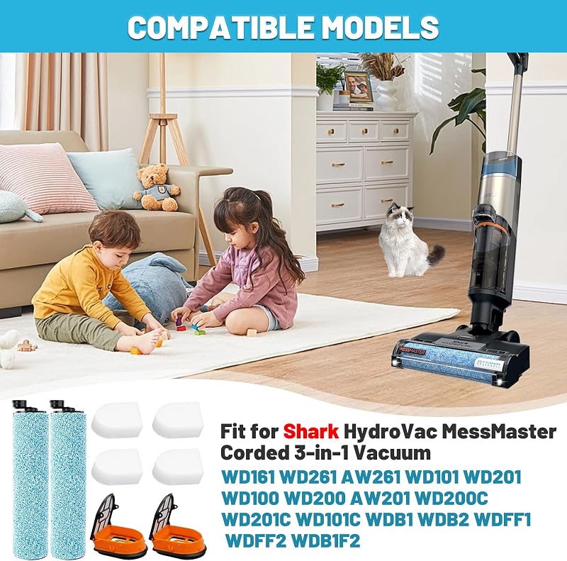 Rodillo cepillo filtro Shark HydroVac comp WD161 WD261