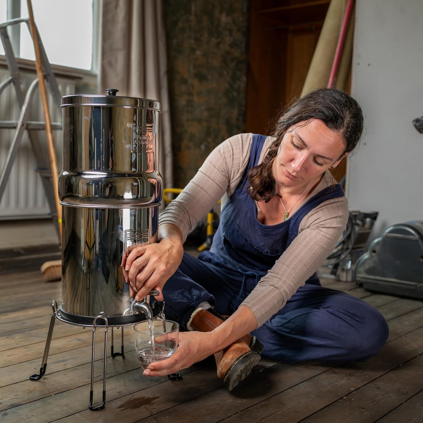 Sistema filtración agua gravedad 3.17gal velas cerámica