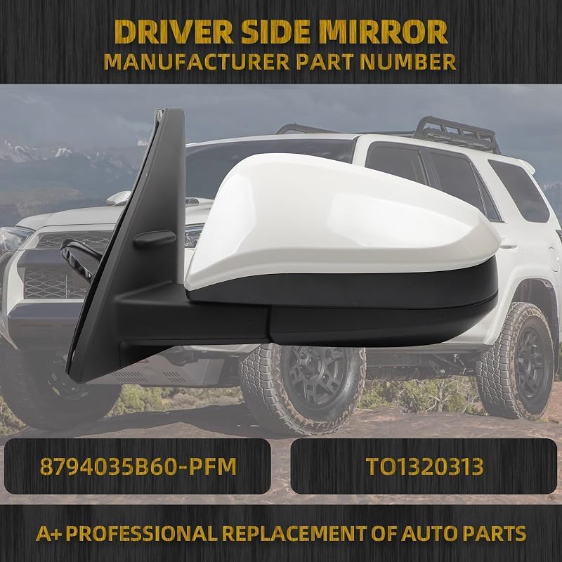 Espejo lateral izquierdo Toyota 4Runner 14-22