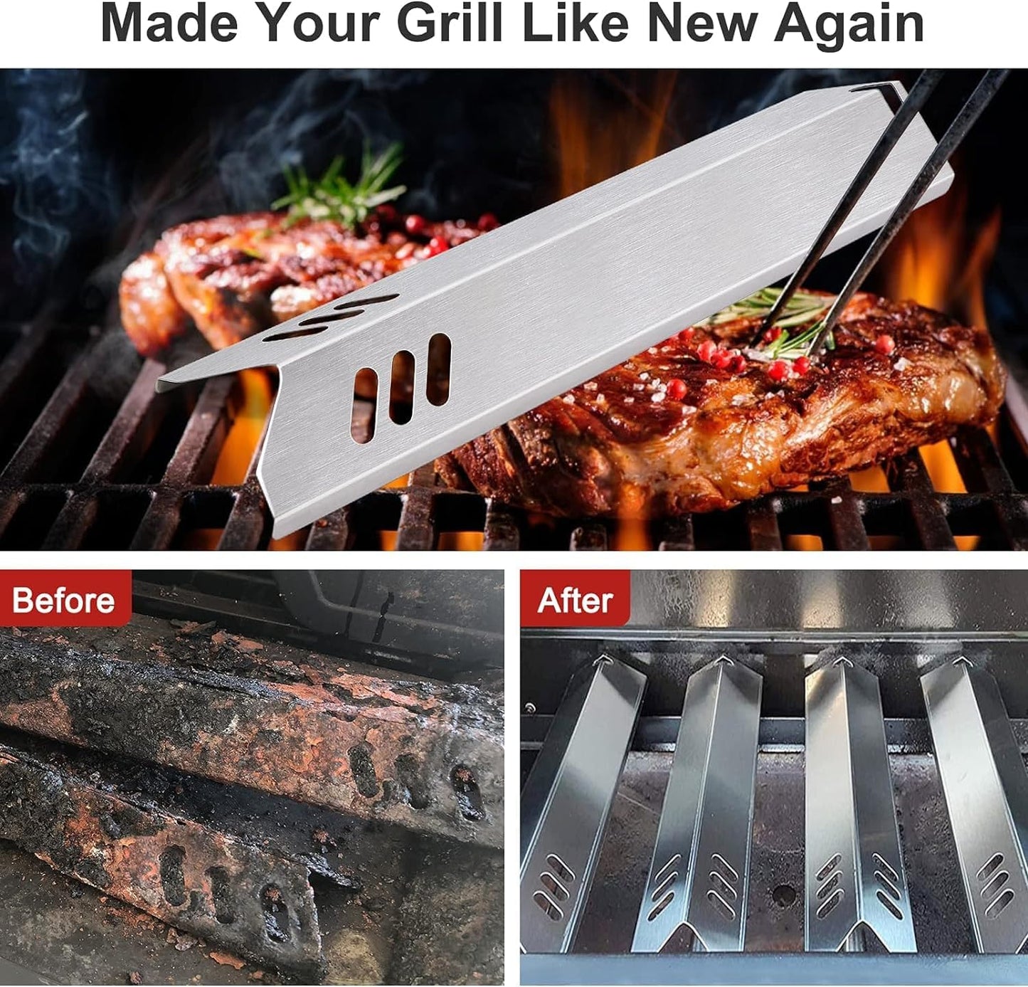 Repuesto parrilla Dyna Glo 6 quemadores pack 6