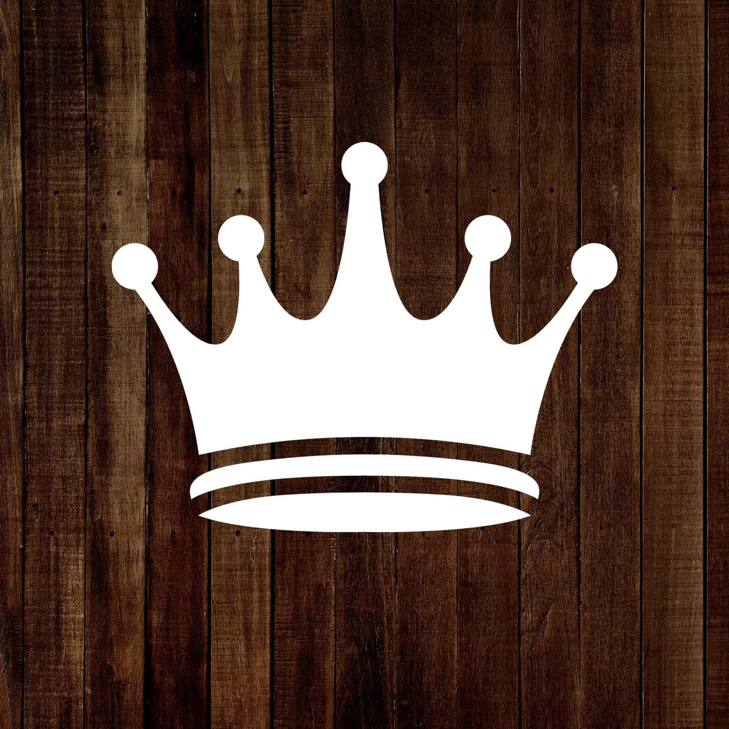 Plantilla corona 6" reutiliz. para pintar