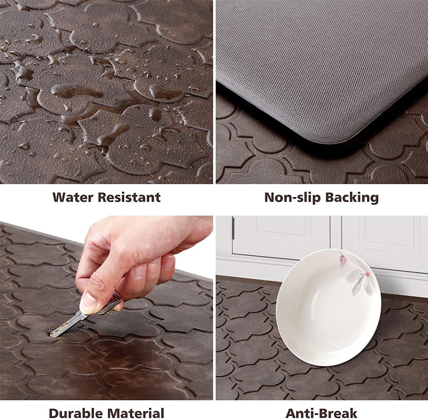 Alfombra cocina acolchada antifatiga 20x32pulg
