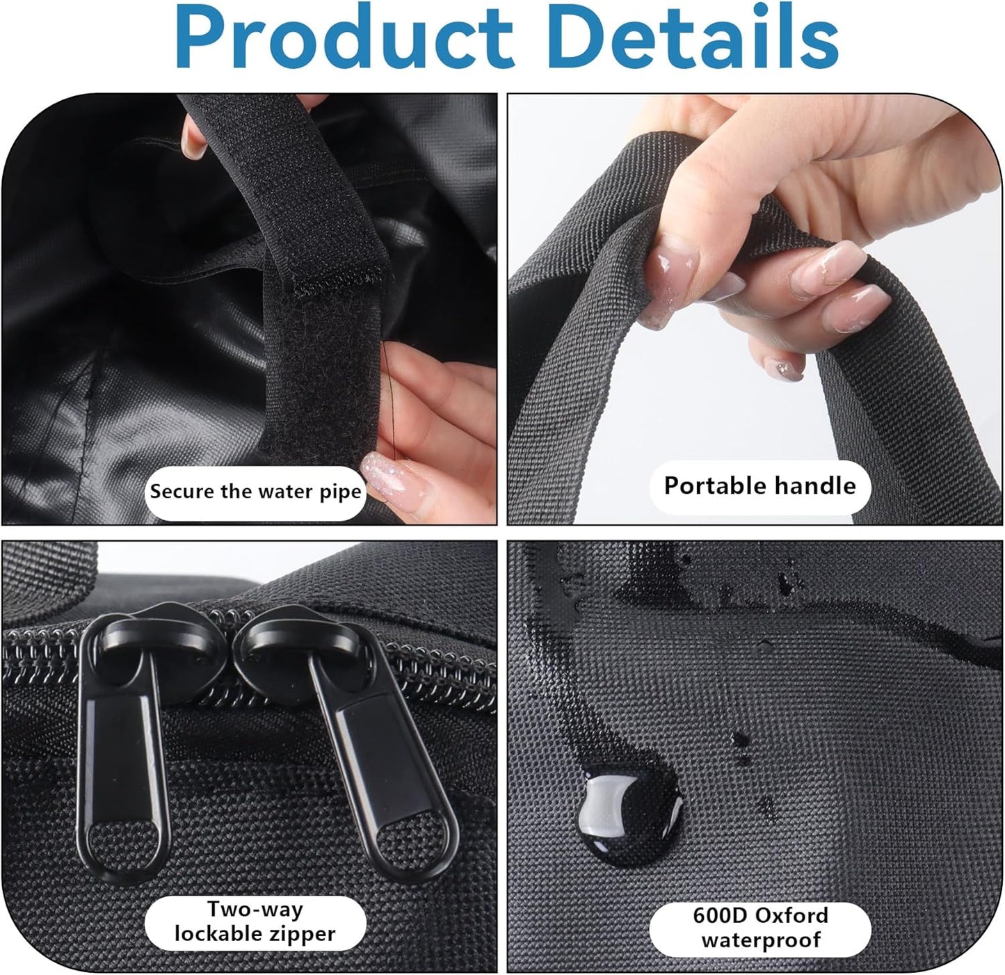 Bolsa almacenamiento manguera RV Oxford 600D resistente