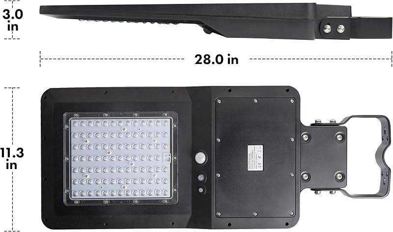Lámpara solar LED sensor movimiento jardín