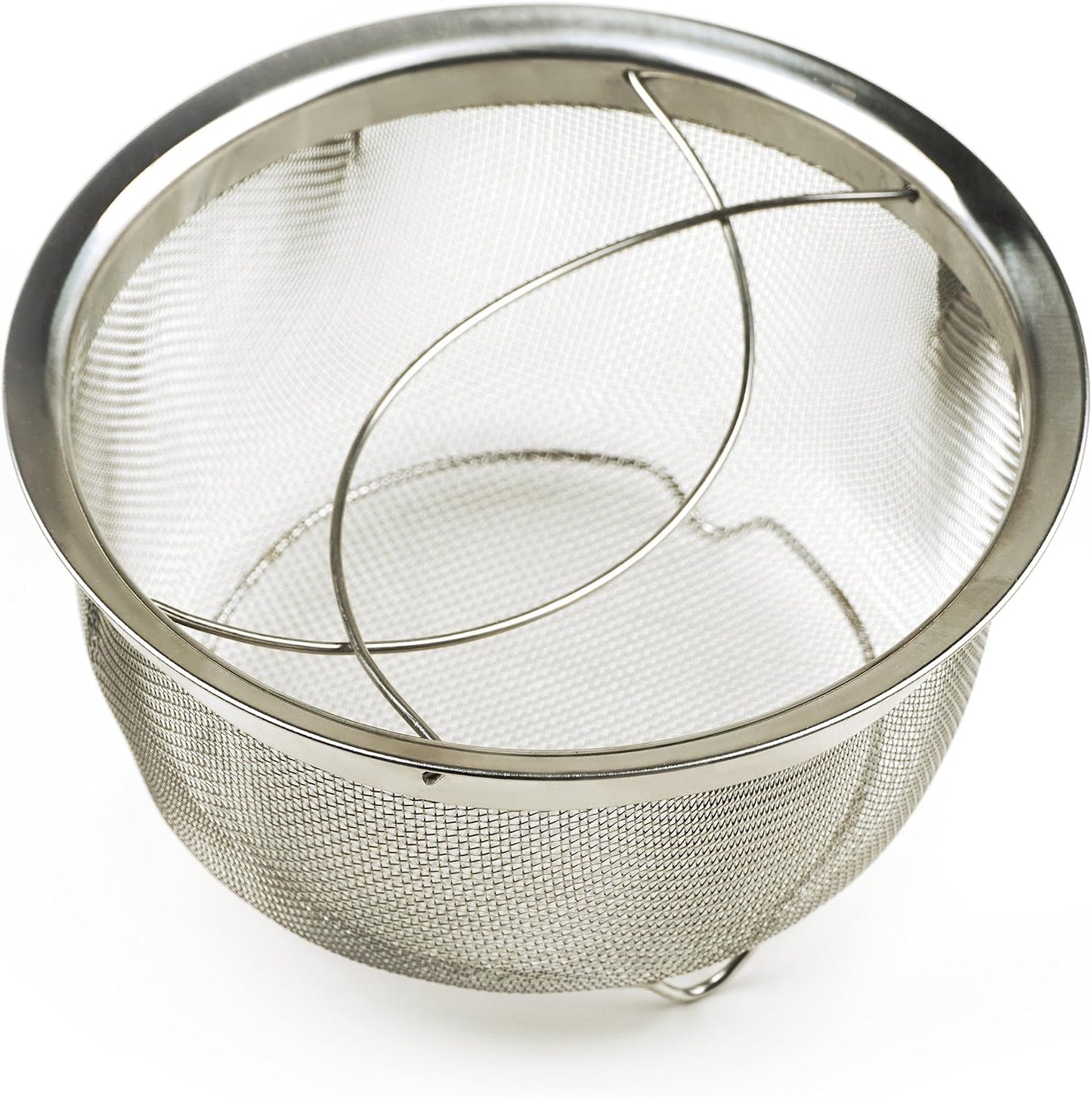 Cesta coladora malla asas plegables 3qt para pasta freír ensaladas