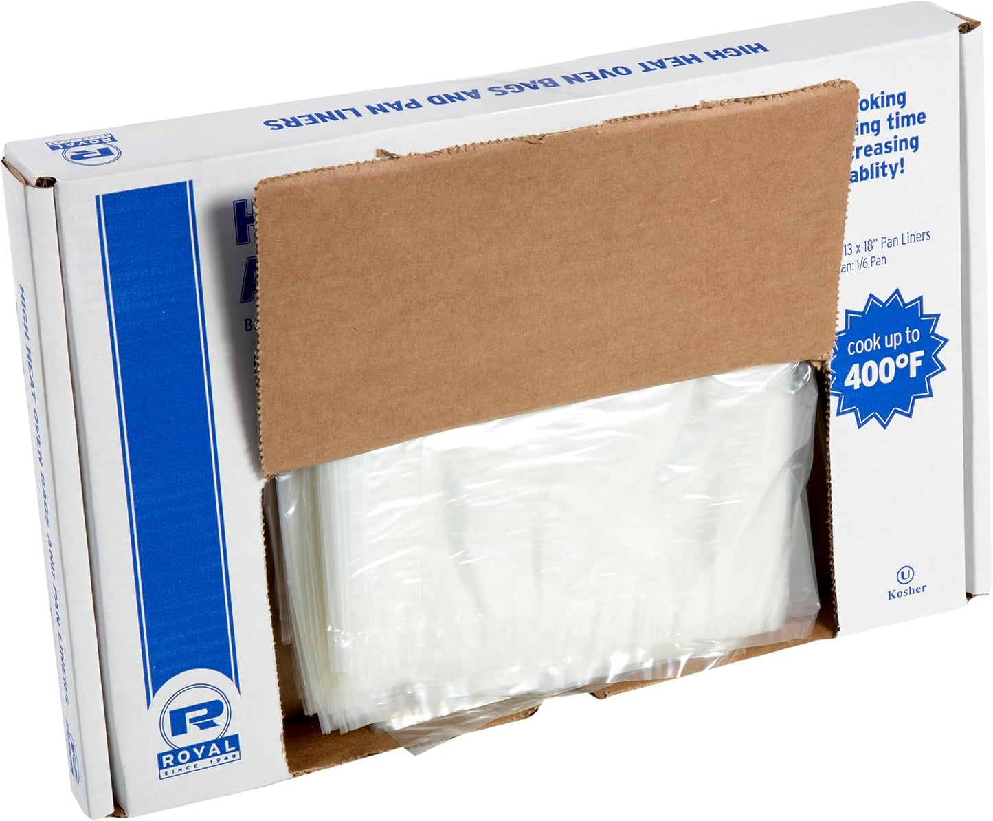 Revestimiento sartén horno 6-7qt 15x15pulg caja 100