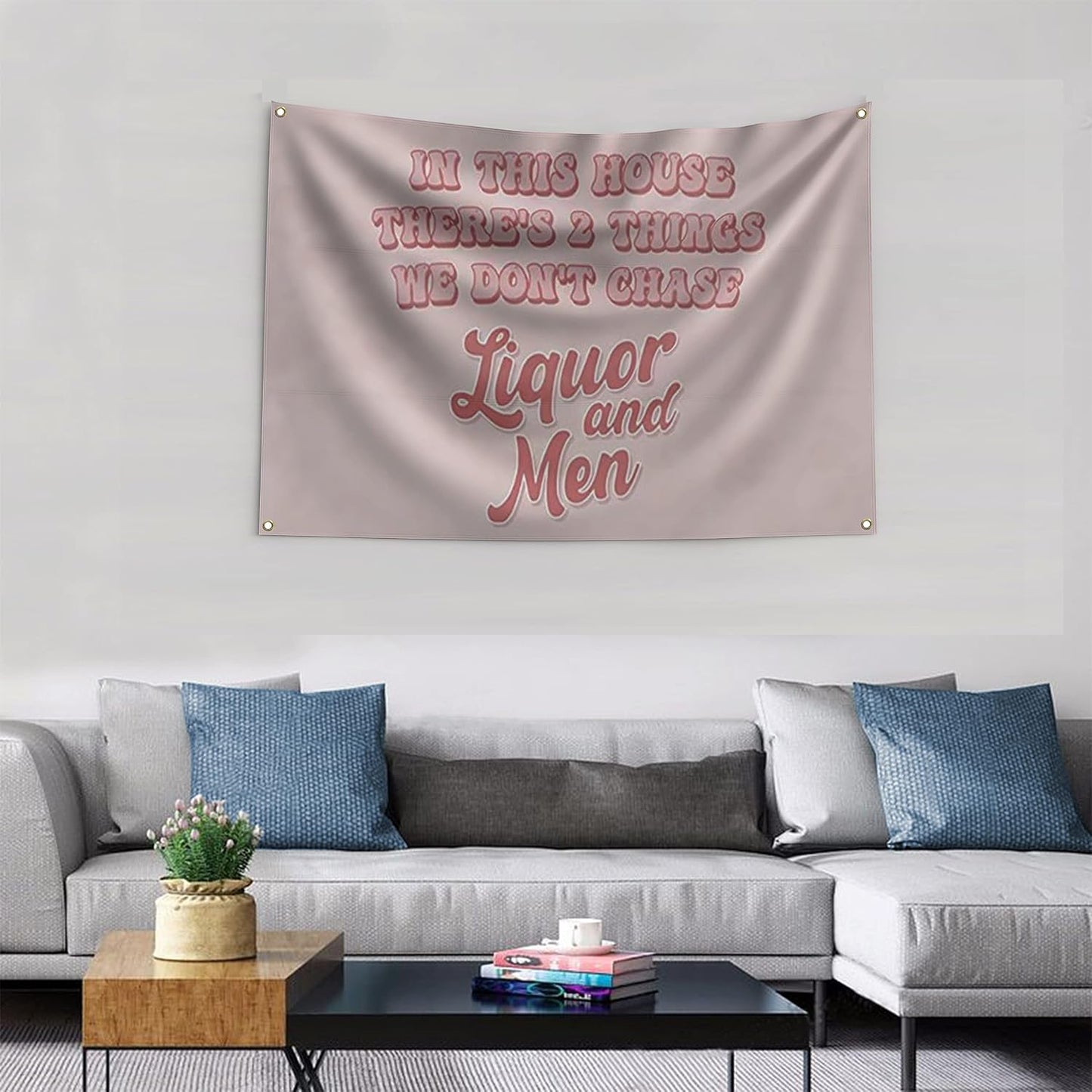 Bandera meme 2x3ft dormitorio universitario con ojales latón
