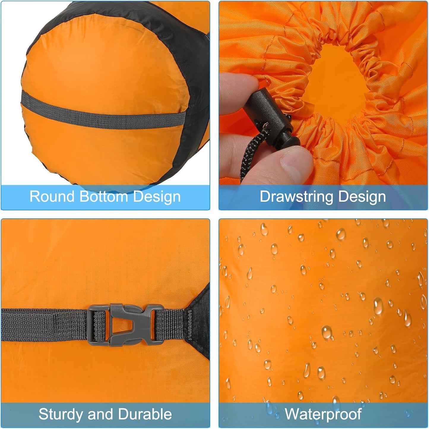 Saco compresión para bolsas dormir impermeables