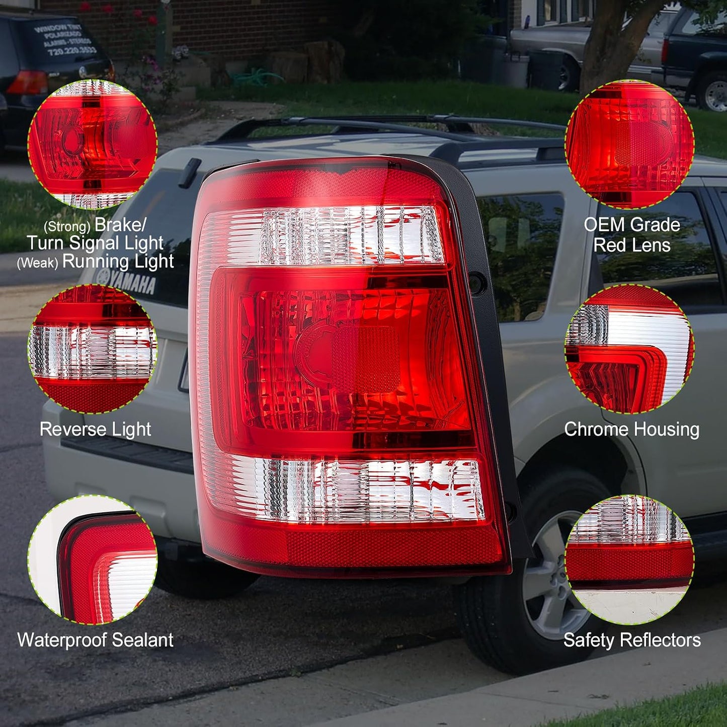 Luz trasera lateral Ford Escape 08-12
