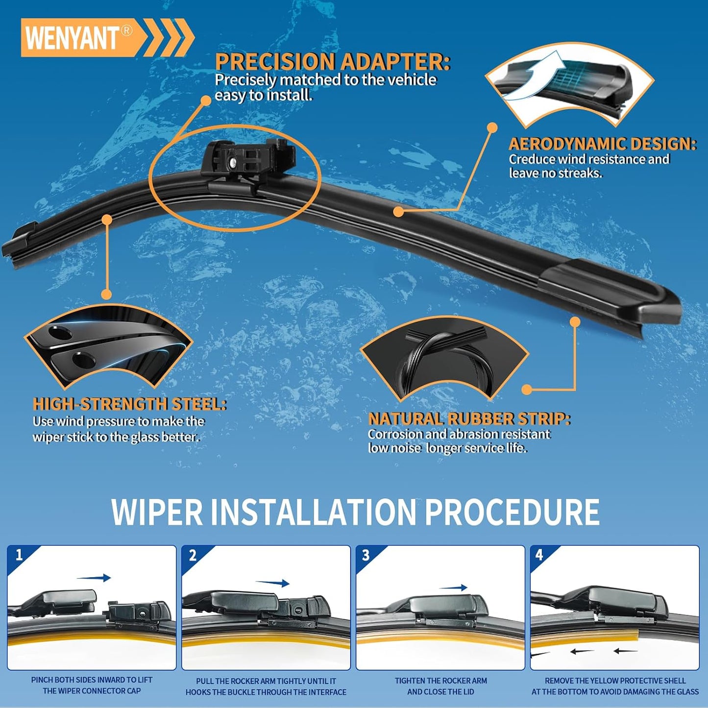 Limpiaparabrisas delanteros comp Chevy Cruze set 2