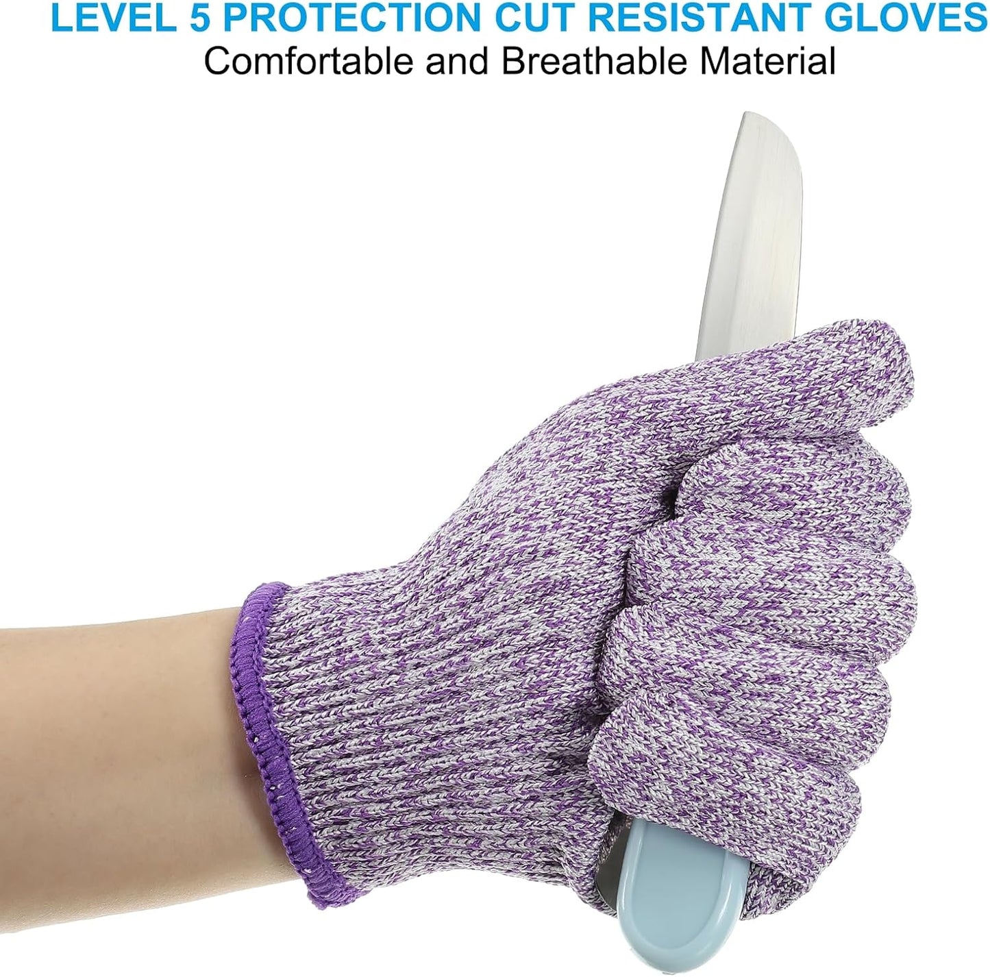 Guantes anticortes nivel 5 para cocina y tallado madera