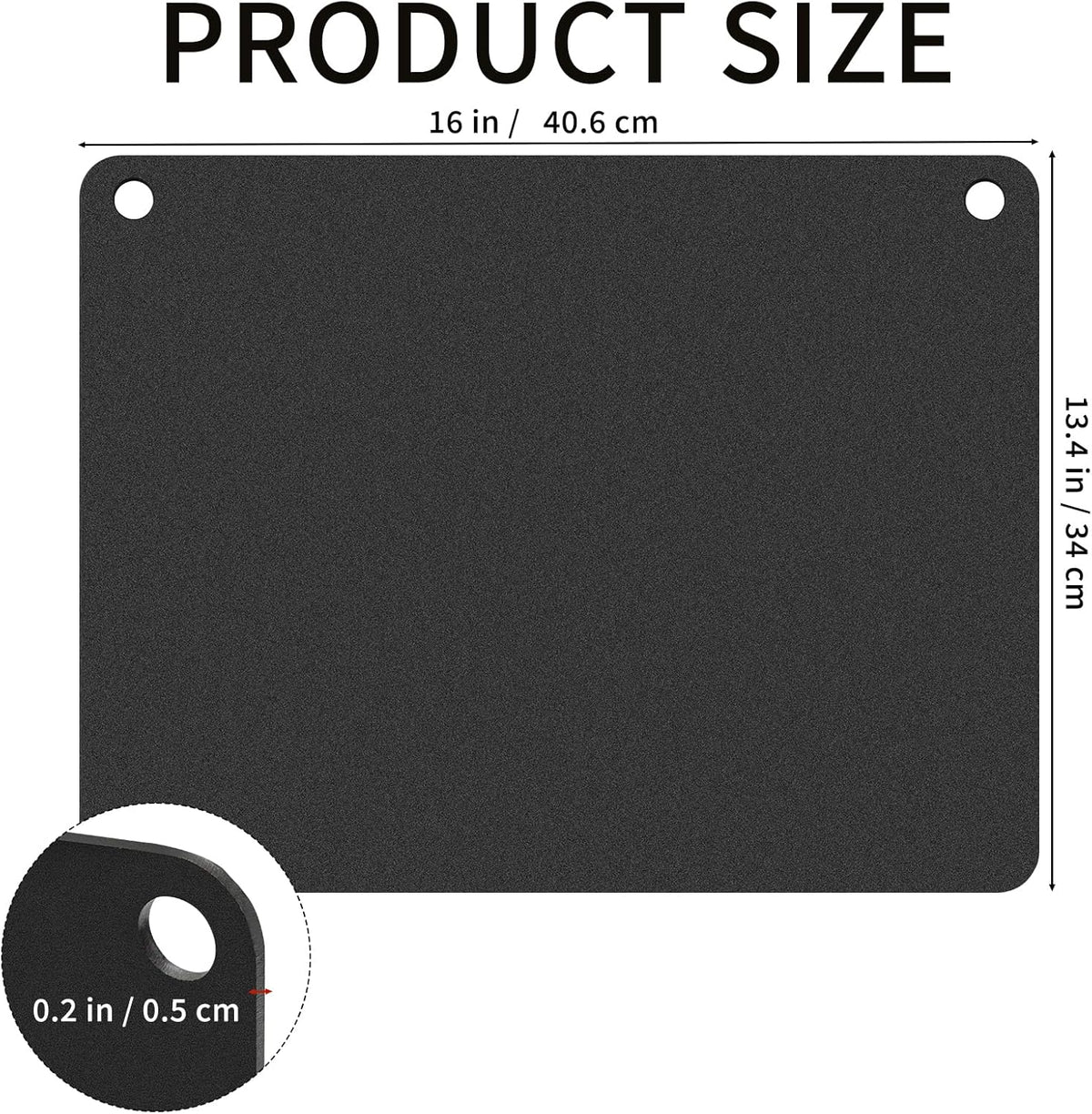 Plancha para pizza acero inox 16x13.4 pulg profesional