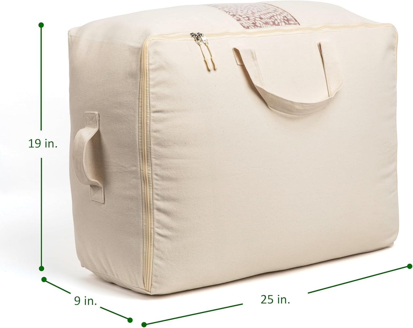 Bolsa lona con cremallera para edredón king/queen