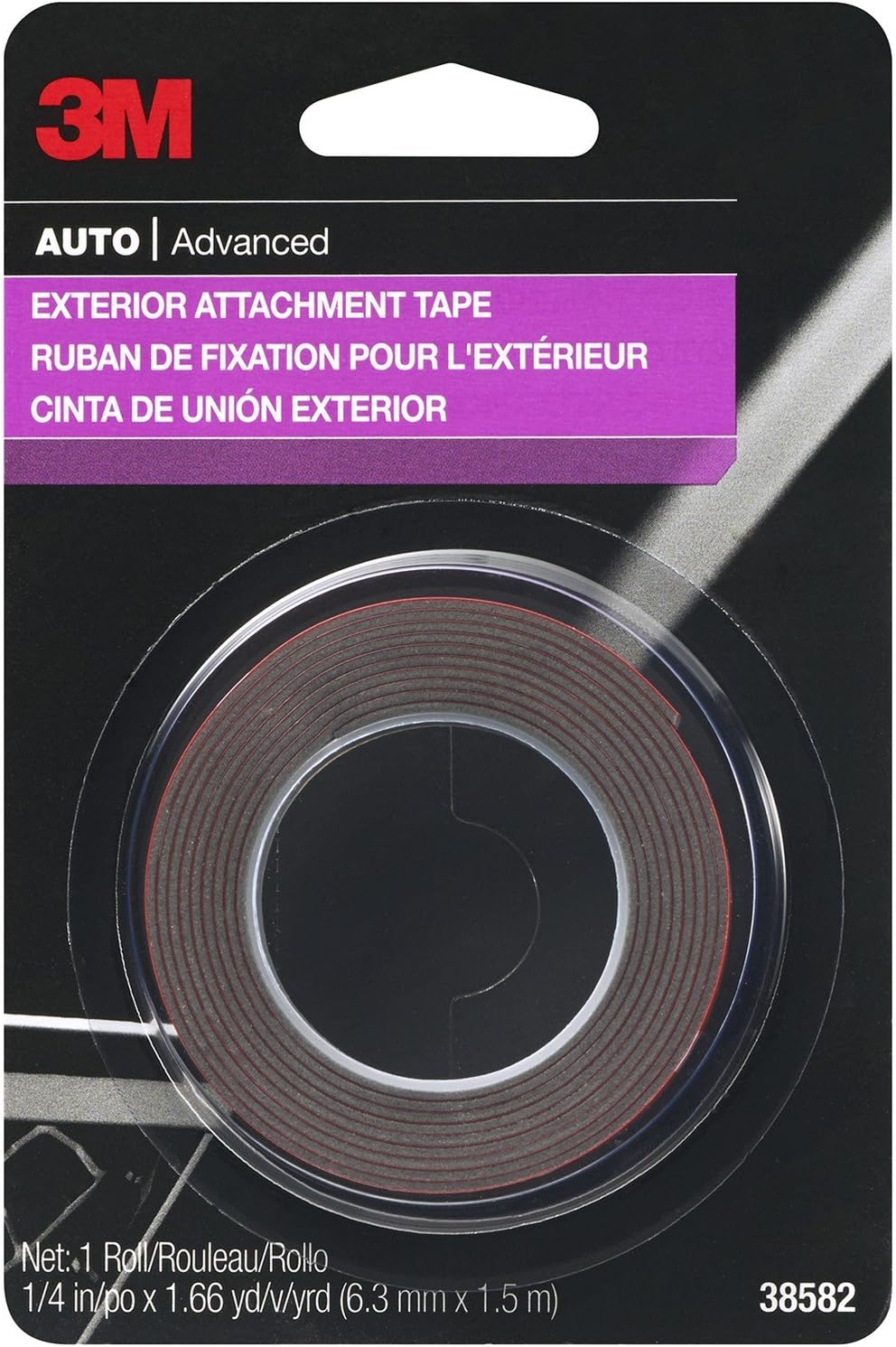 Cinta fijación exterior 3M 0.25" 5pies 24uds