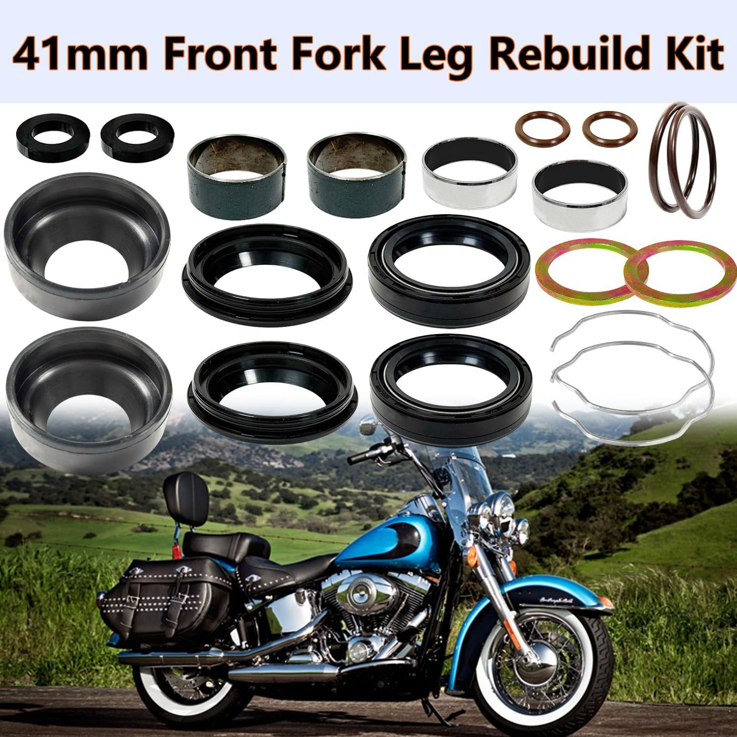 Kit reconstrucción horquilla 41mm comp Road King 94-13