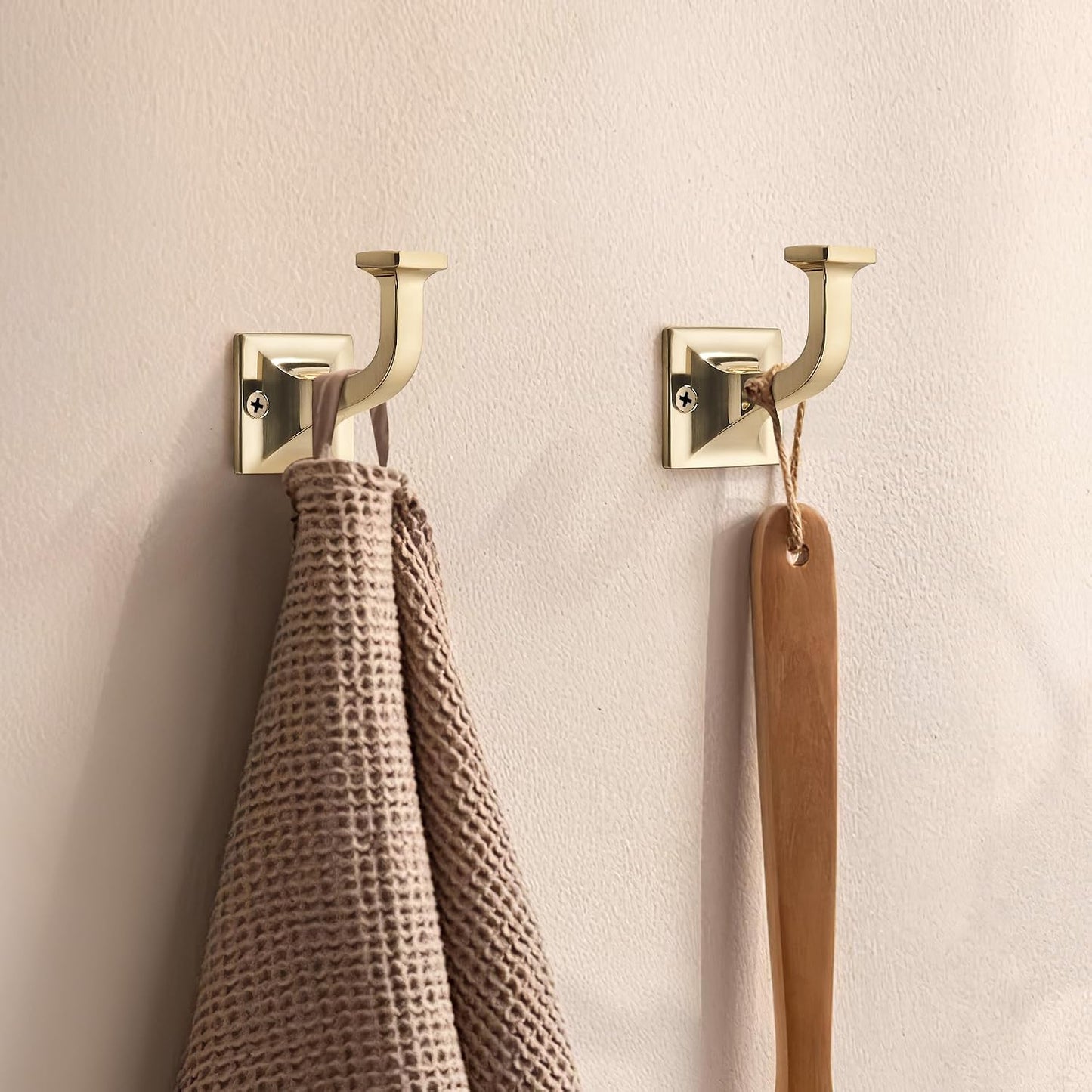 5 Ganchos para abrigos decorativos pared baño cocina dormitorio