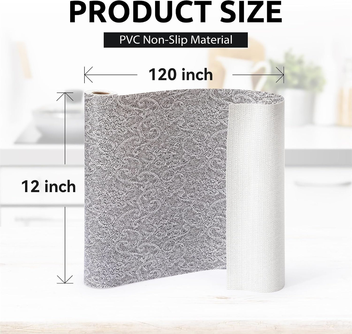 Revestimiento estante 12x120pulg para armario cocina baño