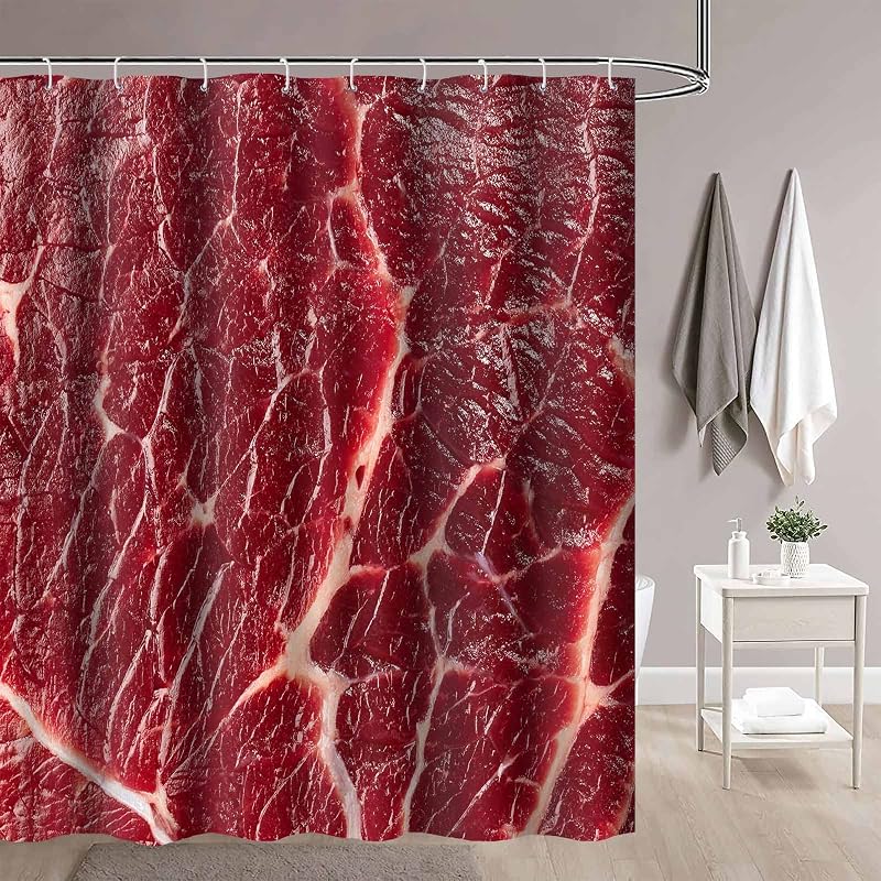 Cortina ducha tela lavable 72x72pulg con 12 ganchos