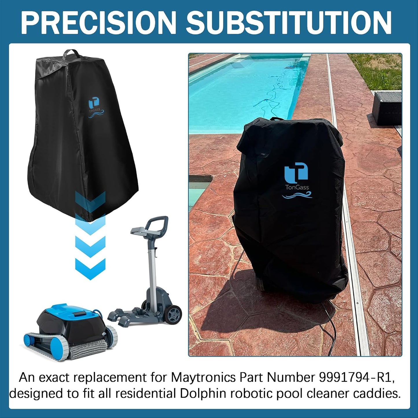 Cubierta limpiador piscina comp Dolphin Maytronics
