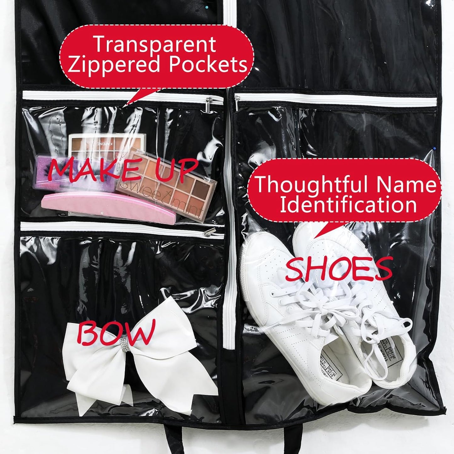 Bolsa ropa Cheer 40" impermeable 5 bolsillos cremallera