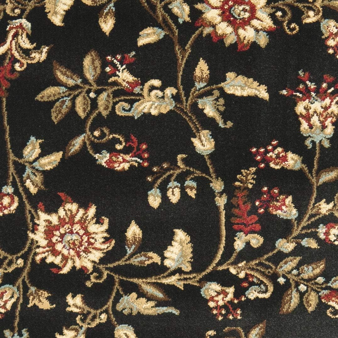 Alfombra Runner Lyndhurst 2'3x8' Negro Multicolor Fácil