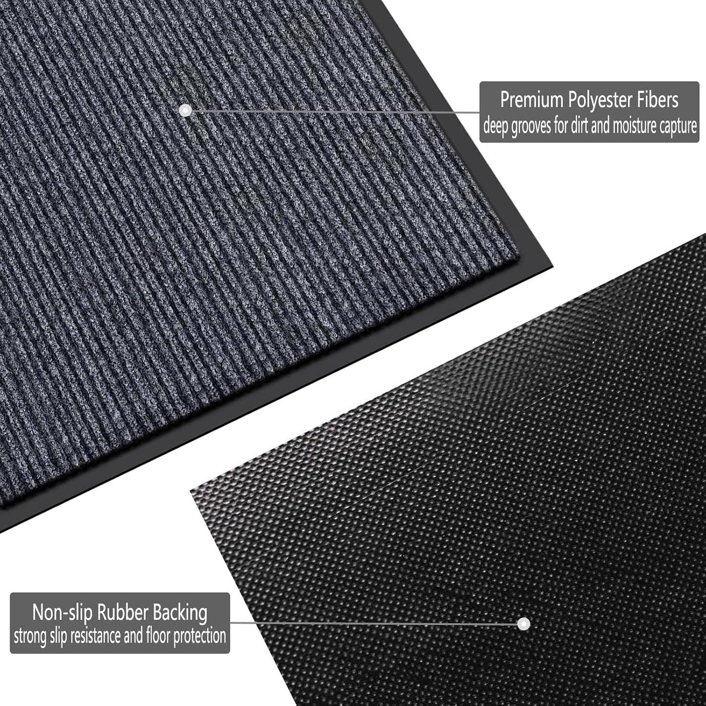 Tapete puerta 3x10ft absorbente interiores exteriores