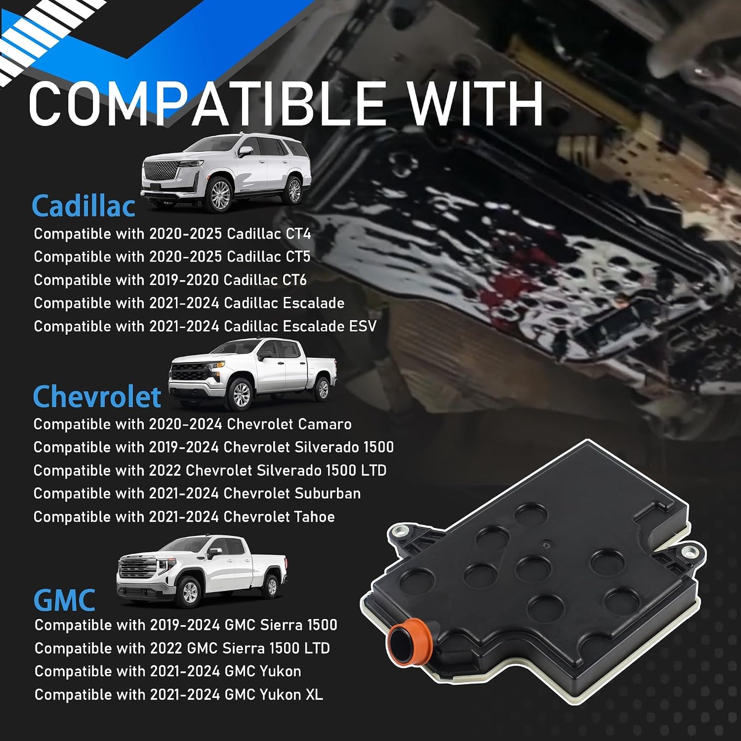 Kit juntas cárter aceite transm comp Cadillac Chevrolet GMC