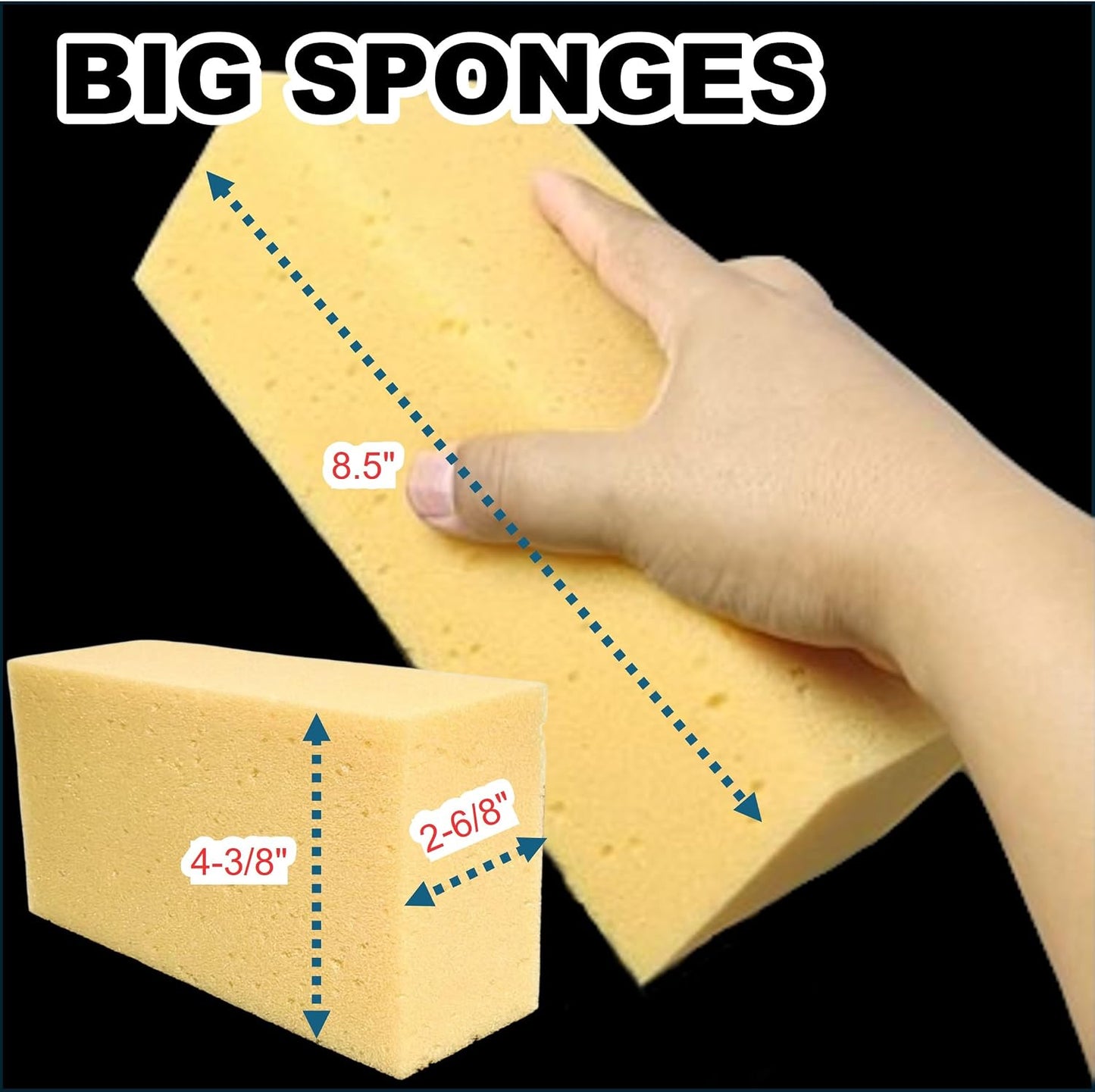 Esponjas lavado auto pack 5 coral suave sin arañazos