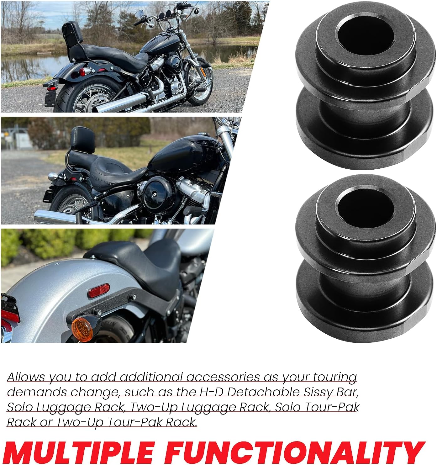 Kit hardware acoplamiento sillín Softail Harley 114 18-24