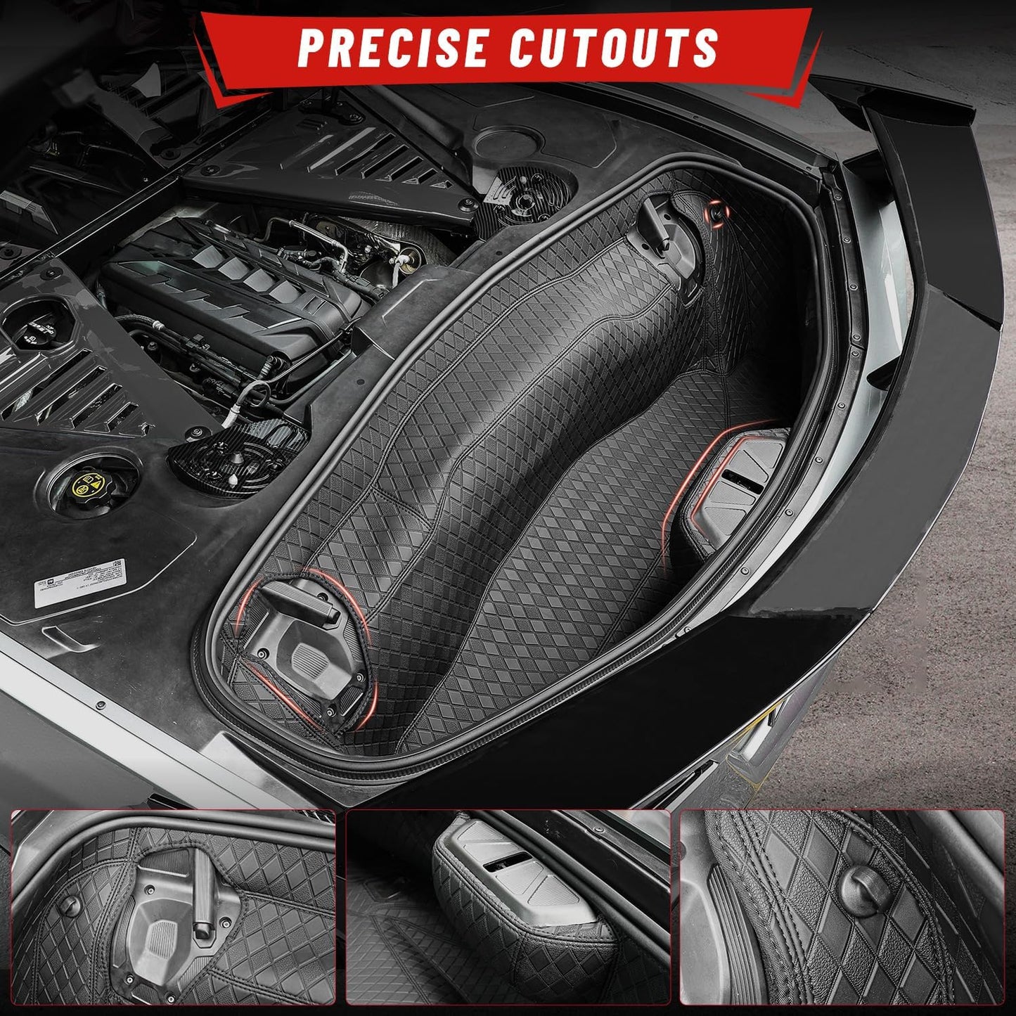 Alfombrilla cajuela trasera comp Corvette C8 2020-24