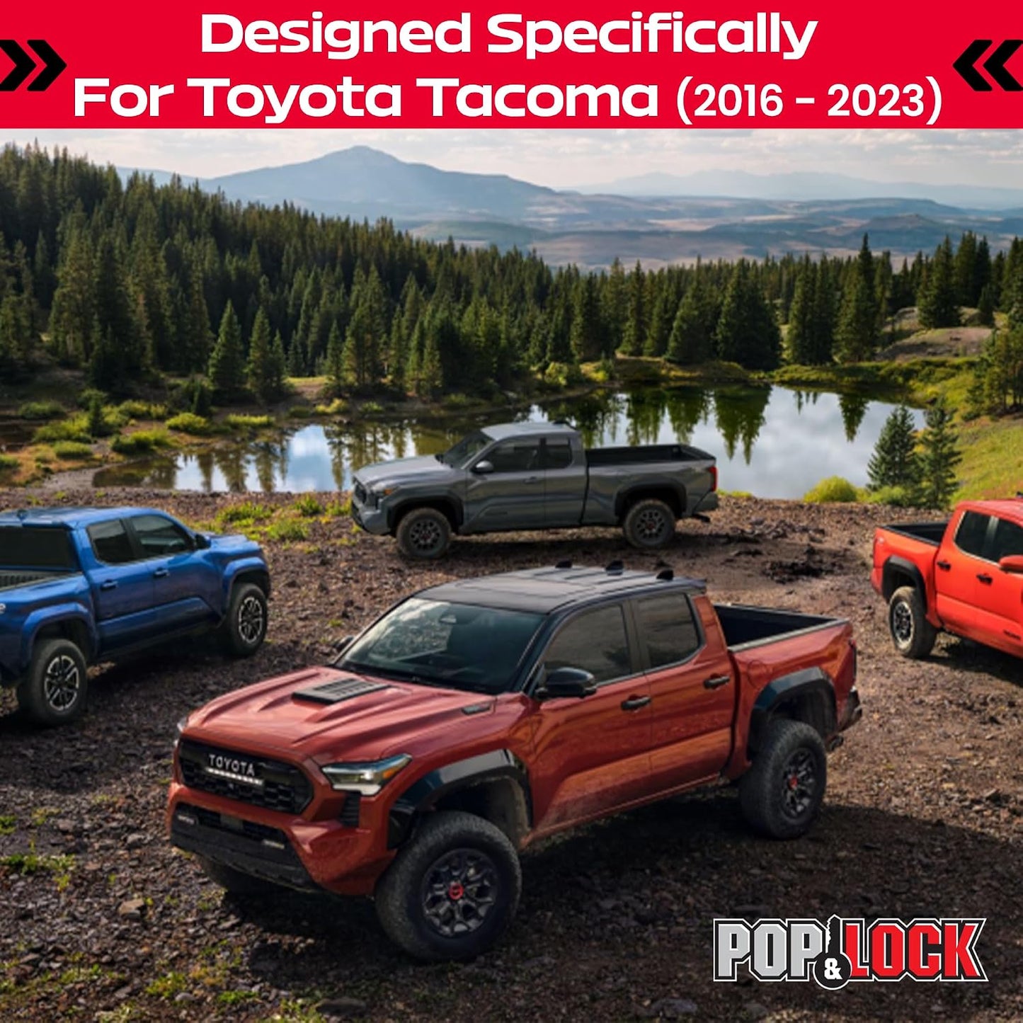 Cerradura eléctrica puerta trasera Toyota Tacoma 16-22