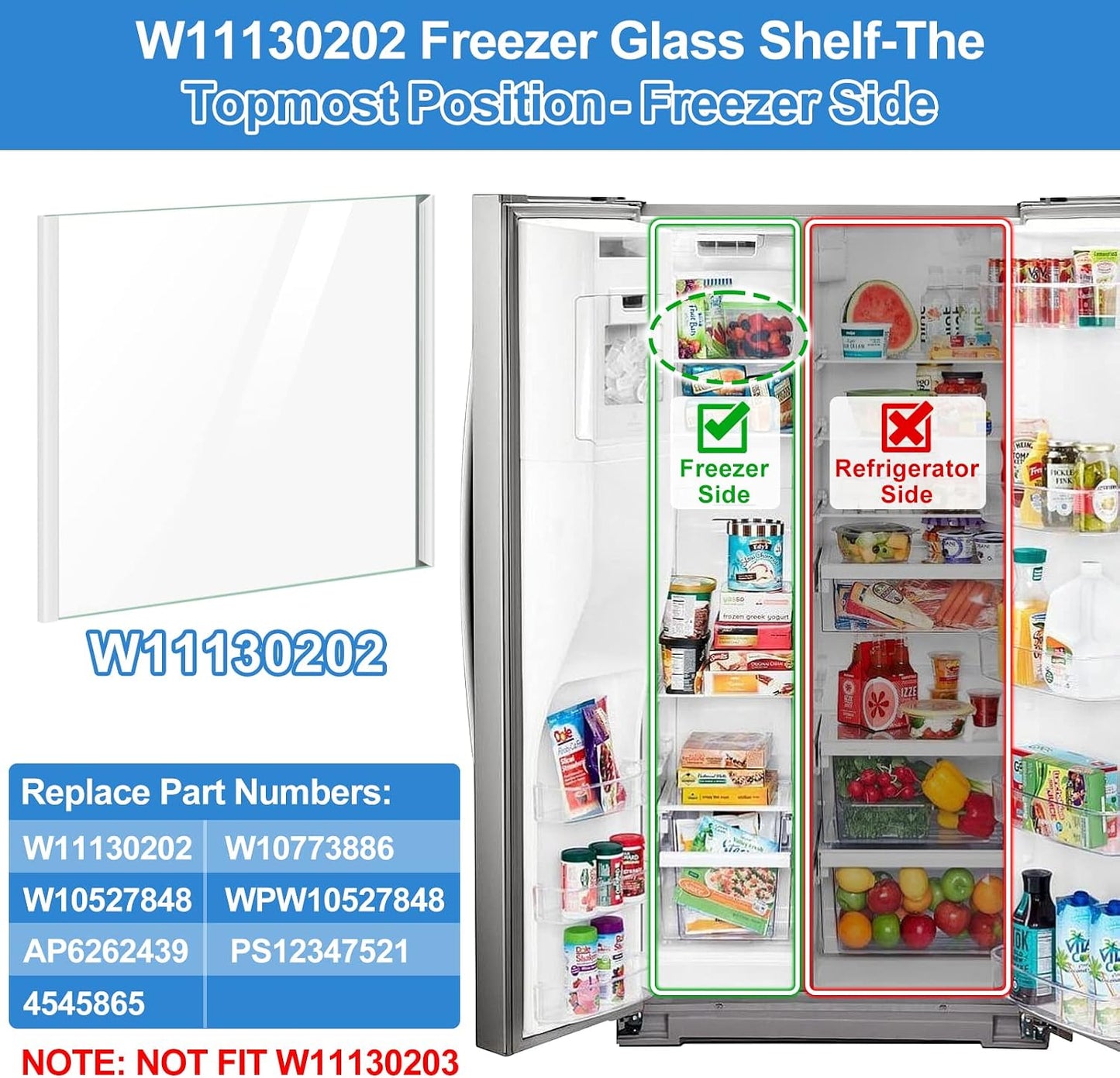 Estante congelador comp Whirlpool WRS571CIHZ04