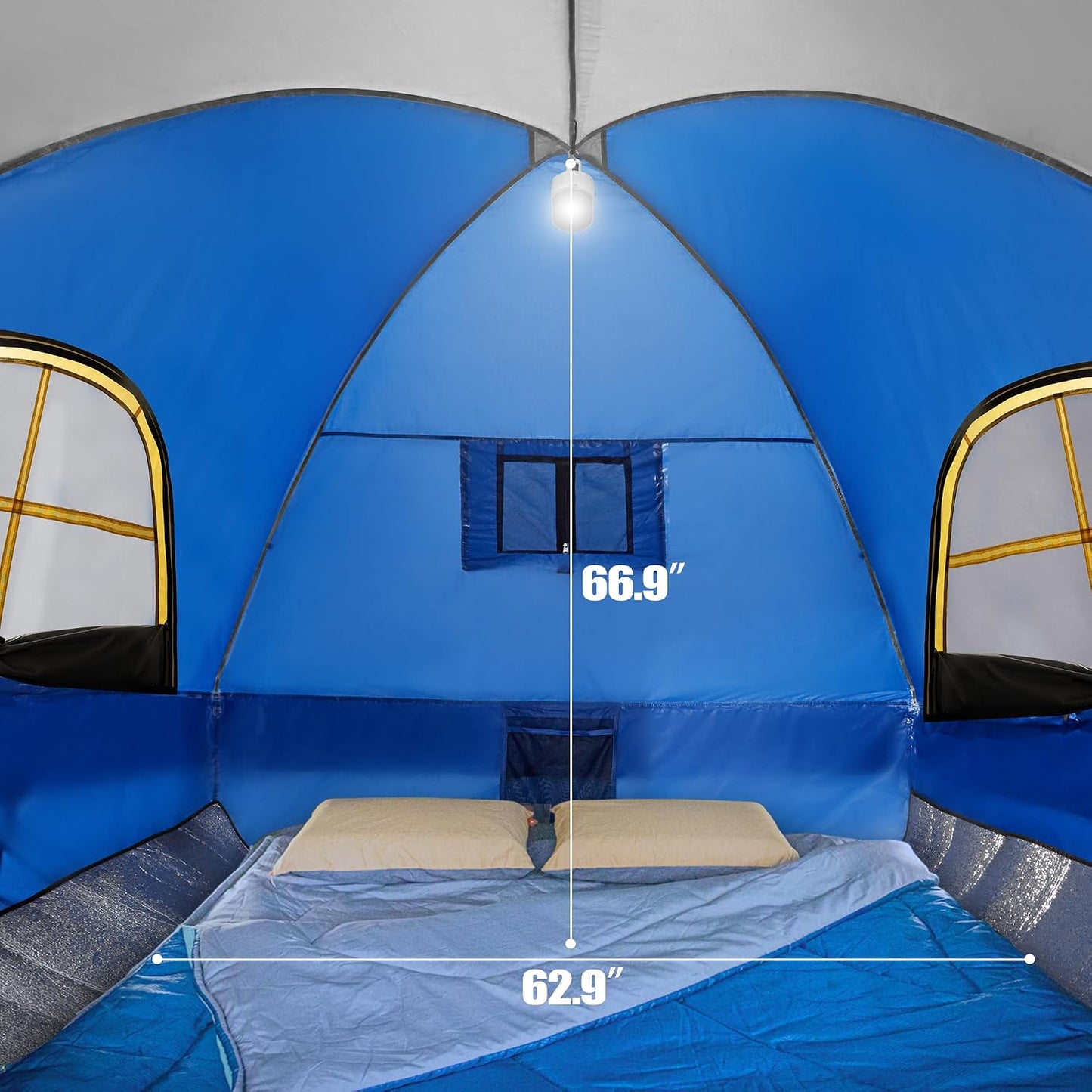 Tienda campaña camioneta doble capa impermeable PU2000mm